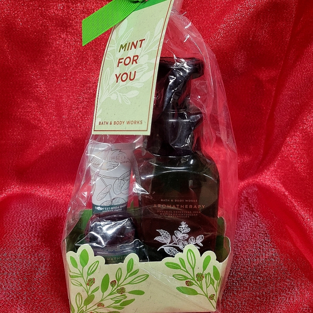 Bath and Body Works "Mint for You" Gift Set